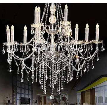 HANNAHONG Flameless Taper Candles for Home Decor