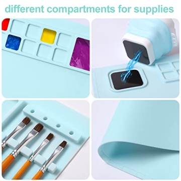 AWOKE Silicone Painting Mat with Crafting Essentials