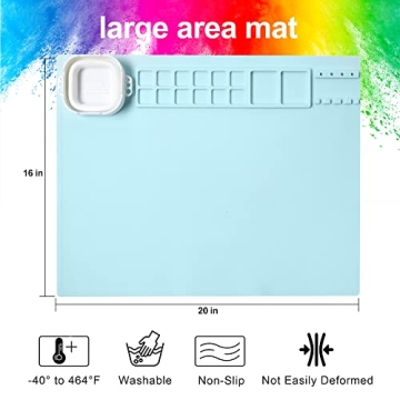 AWOKE Silicone Painting Mat with Crafting Essentials