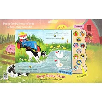 Busy Noisy Farm Children's Interactive Sound Book