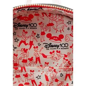 Loungefly Disney 100th Mickey Mouse Club House Mini Backpack Standard