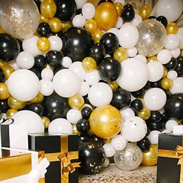 White Balloons 5 Inch 12 Inch 80 Pcs White Party Latex Balloon Birthday Baby Shower Engagement Wedding Party Decorations