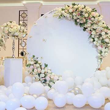 White Balloons 5 Inch 12 Inch 80 Pcs White Party Latex Balloon Birthday Baby Shower Engagement Wedding Party Decorations