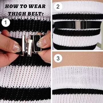 Plus Size Womens Thigh High Socks for Thick Thighs- Extra Long Striped Thick Over the Knee Socks- Leg Warmer Boot Socks