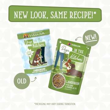 Weruva Dogs in The Kitchen Lamburgini with Lamb & Pumpkin Au Jus, 2.8oz Pouch (12-Pack)