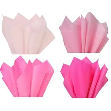 A1 Bakery Supplies Pink Mix 1 - Gift Wrapping Tissue Paper 96 Sheets 15" x 20" Premium Gift wrap Tis...