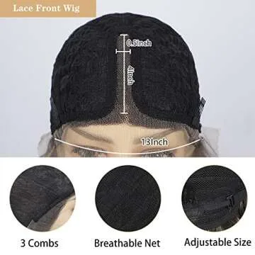 Lativ Short Bob Wavy Wig for Stylish Transformations