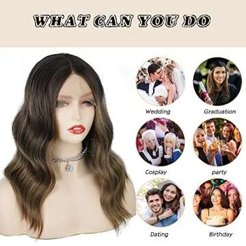 Lativ Short Bob Wavy Wig for Stylish Transformations