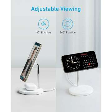 Anker PowerWave 2-in-1 Magnetic Charging Stand