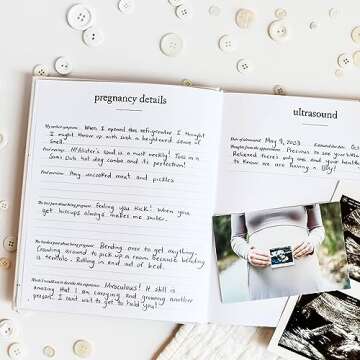 Childhood Memory Book (Sky Blue, 175 Pages) - Milestone & Child Memory Book from Pregnancy to Year Eighteen – Childhood Memory Journal for Parents