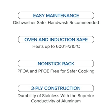 Viking Culinary 3-Ply Roasting Pan for Perfect Roasts