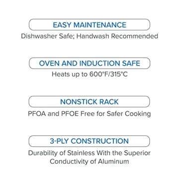 Viking Culinary 3-Ply Roasting Pan for Perfect Roasts