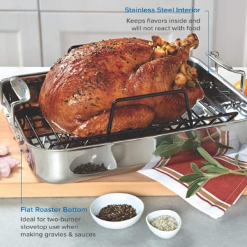 Viking Culinary 3-Ply Roasting Pan for Perfect Roasts