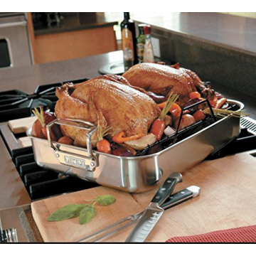 Viking Culinary 3-Ply Roasting Pan for Perfect Roasts