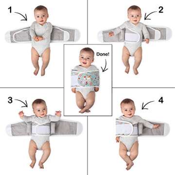 Anna & Eve® Swaddle Strap® Baby Swaddle, The Original Arms Only, Adjustable Baby Swaddle for Newborns and Infants