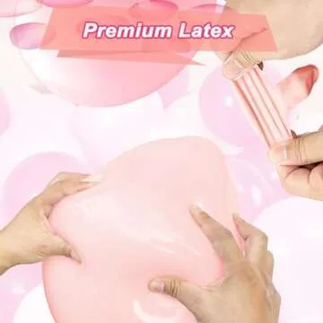 Vibrant EUFARS 100-ct Pink Balloons for Celebrations