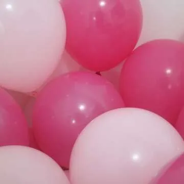 Vibrant EUFARS 100-ct Pink Balloons for Celebrations