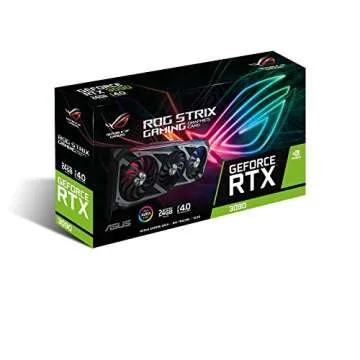 ASUS ROG STRIX NVIDIA GeForce RTX 3090 Gaming Graphics Card- PCIe 4.0, 24GB GDDR6X, HDMI 2.1, Displa...