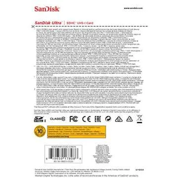 SanDisk 32GB Ultra SDHC UHS-I Memory Card - 90MB/s, C10, U1, Full HD, SD Card - SDSDUNR-032G-GN6IN