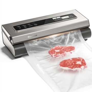 Mesliese Vacuum Sealer Machine Powerful 90Kpa Precision 6-in-1 Compact Food Preservation System with...