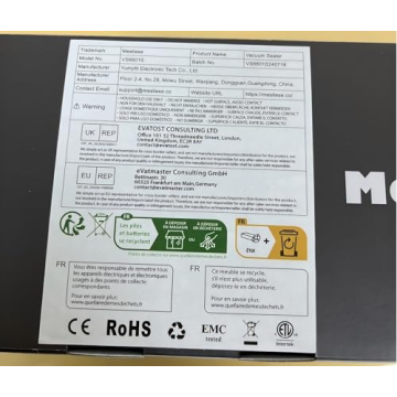 Mesliese Vacuum Sealer Compact Food Preservation System