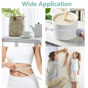 Tape Measure,3 Pack Soft Sewing Tape Measure for Body Measuring, 79 Inchs Mini Measurement Tape,Premium Retractable Fabric and Cloth Tape Measure, Handy (Pink/Green/Blue)