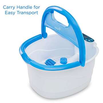 Ivation Foot Spa with Heat, Massagers, and Bubbles