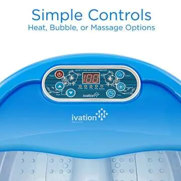 Ivation Foot Spa with Heat, Massagers, and Bubbles
