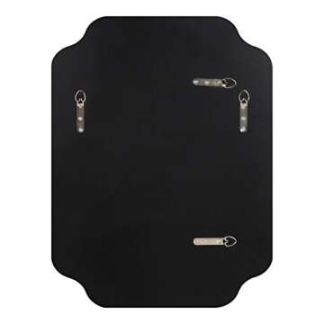 Glam Scalloped Wall Mirror - Kate and Laurel 18x24
