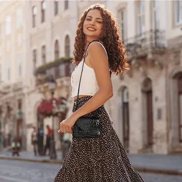 Trendy Vegan Leather Mini Crossbody Bag for Women