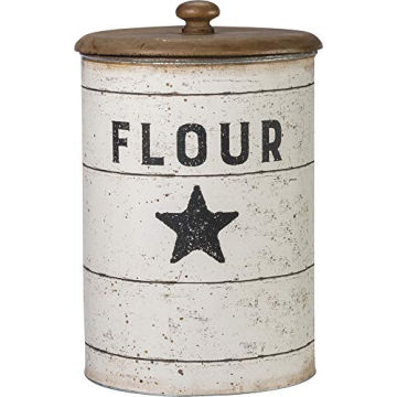 Farmhouse Tin Canisters Set – Rustic Kitchen Storage Delight