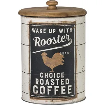 Farmhouse Tin Canisters Set – Rustic Kitchen Storage Delight