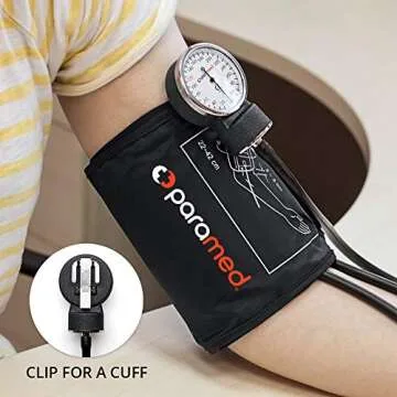 Reliable Manual Blood Pressure Cuff for Health Professionals