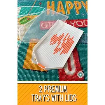 Diamond Painting Trays with Lids - Perfect Craft Accessory