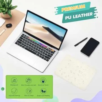 Premium PU Leather Mouse Pad for Comfort and Style