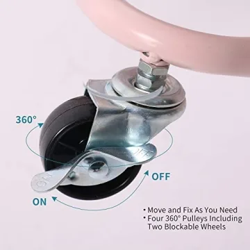 MIOCASA 3-Tier Utility Rolling Cart Perfect for Home & Office