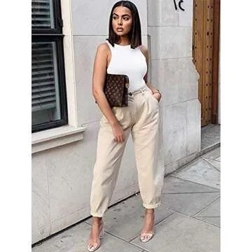 Trendy Allchic Women's Racerback Bodysuits in White