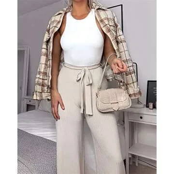 Trendy Allchic Women's Racerback Bodysuits in White