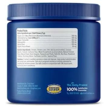 Zesty Paws Senior Advanced Calming & Cognition Soft Chews for Dogs - Supplements for Dog Brain Health & Nervous System Support + Calming & Relaxation -with Ashwagandha, DHA & Melatonin