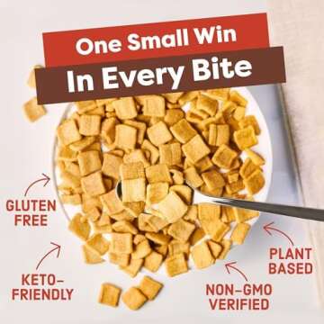 Catalina Crunch Cinnamon Toast High Fiber Cereal 4 Pack | Low Carb, Sugar Free, Gluten Free | Keto S...