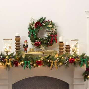 VISPAD Beige Velvet Ribbon 1 Inch x 10 Yards, Single Face Velvet Ribbons Perfect for Gift Wrapping, Wedding Party, Christmas Wreath Decoration, Hair Bows Ribbon, Valentine's Day, Bouquet - 1 Roll