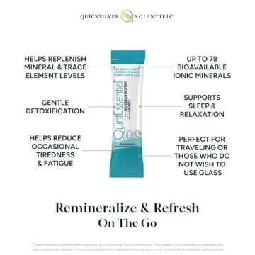 Quicksilver Scientific Quintessential 0.9 Sachets - Isotonic Solution with Sea Water Minerals + Alpine Spring Water - Liquid Hydration, Electrolyte + Multi Minerals Supplement (30 Count)