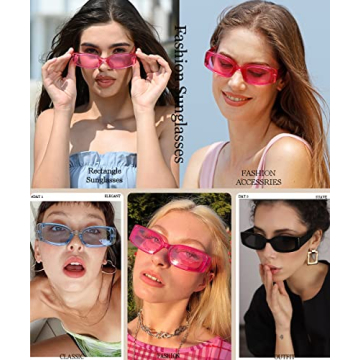 Retro Pink Y2K Sunglasses Women UV400 Protection Fashion