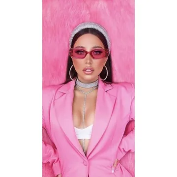 Retro Pink Y2K Sunglasses Women UV400 Protection Fashion