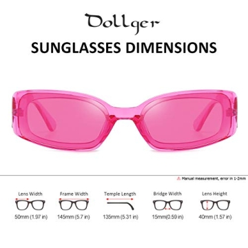 Retro Pink Y2K Sunglasses Women UV400 Protection Fashion