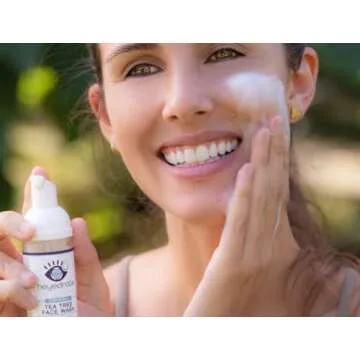 Gentle Organic Foaming Tea Tree Face Wash & Cleanser