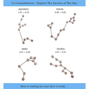 OUJILA Wooden Building Blocks for Kids Ages 4-8, STEM Preschool Learning Toys for Children, Educational Creative Construction Gift for Boys and Girls, 60 Pcs