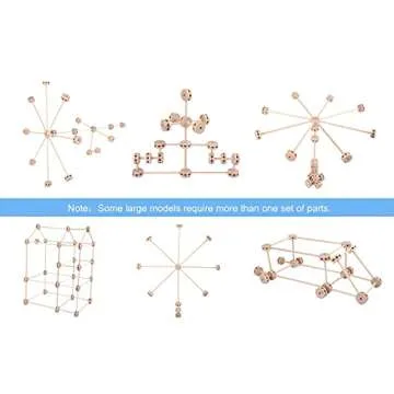 OUJILA Wooden Building Blocks for Kids Ages 4-8, STEM Preschool Learning Toys for Children, Educational Creative Construction Gift for Boys and Girls, 60 Pcs