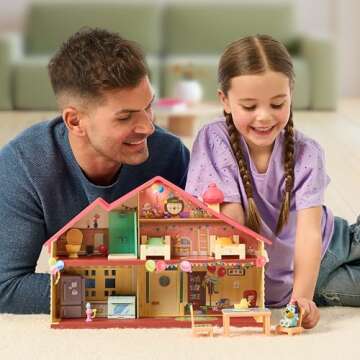 Bluey Celebration Home, Help Celebrate Birthday, with 11 Play Pieces of Removable Furniture and Acce...