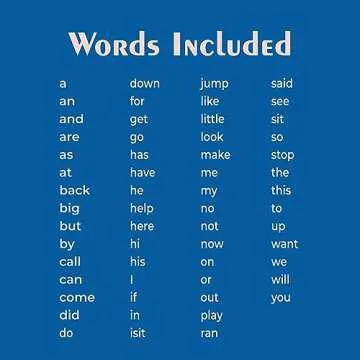 Child1st Publications SnapWords® List A Teaching Sight Word Cards Multisensory | ESL | ELL | Kinesthetic Flash Cards